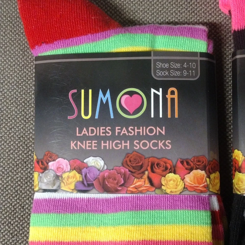 SUMONA Knee High Socks Bundle Of 2